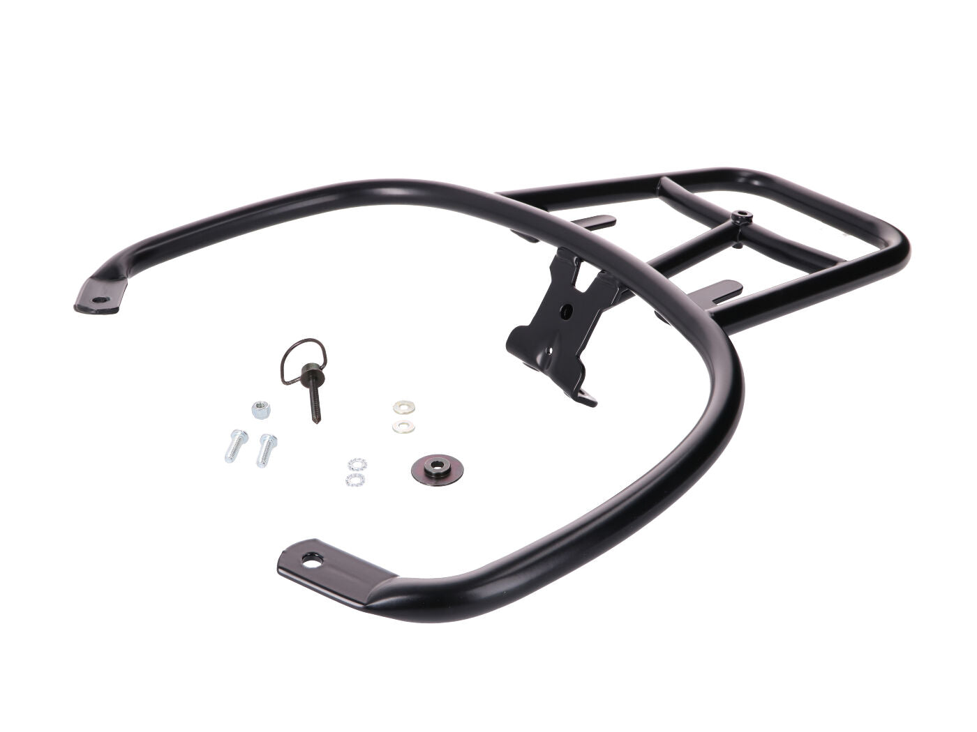 Suport top case Vespa OEM negru mat pentru Vespa GT, GTS, GTV și alte modele