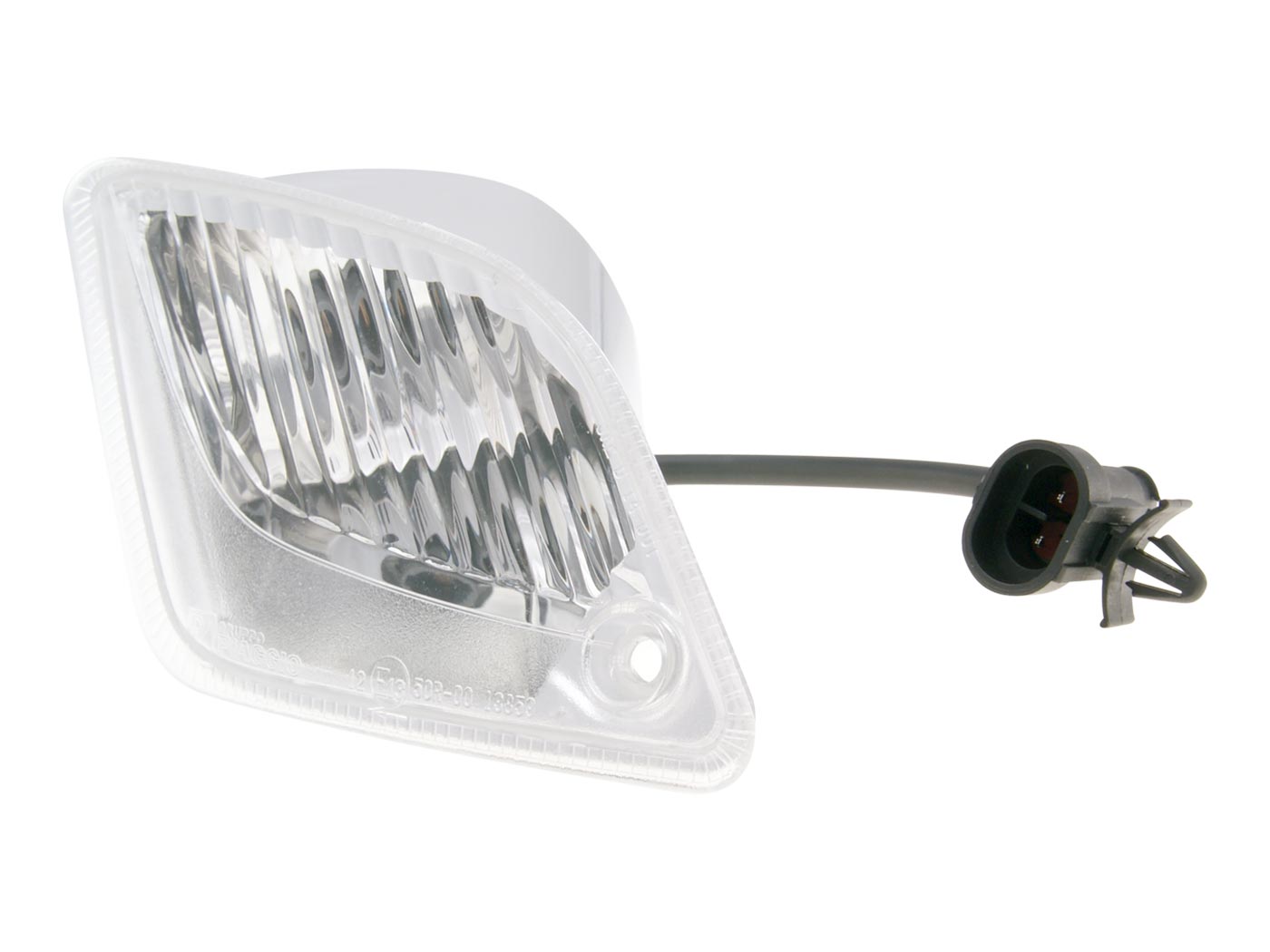 Semnalizare Vespa spate stânga albă OEM pentru GTS 300, GTS 250, GTS 125, GTV 300 și alte modele
