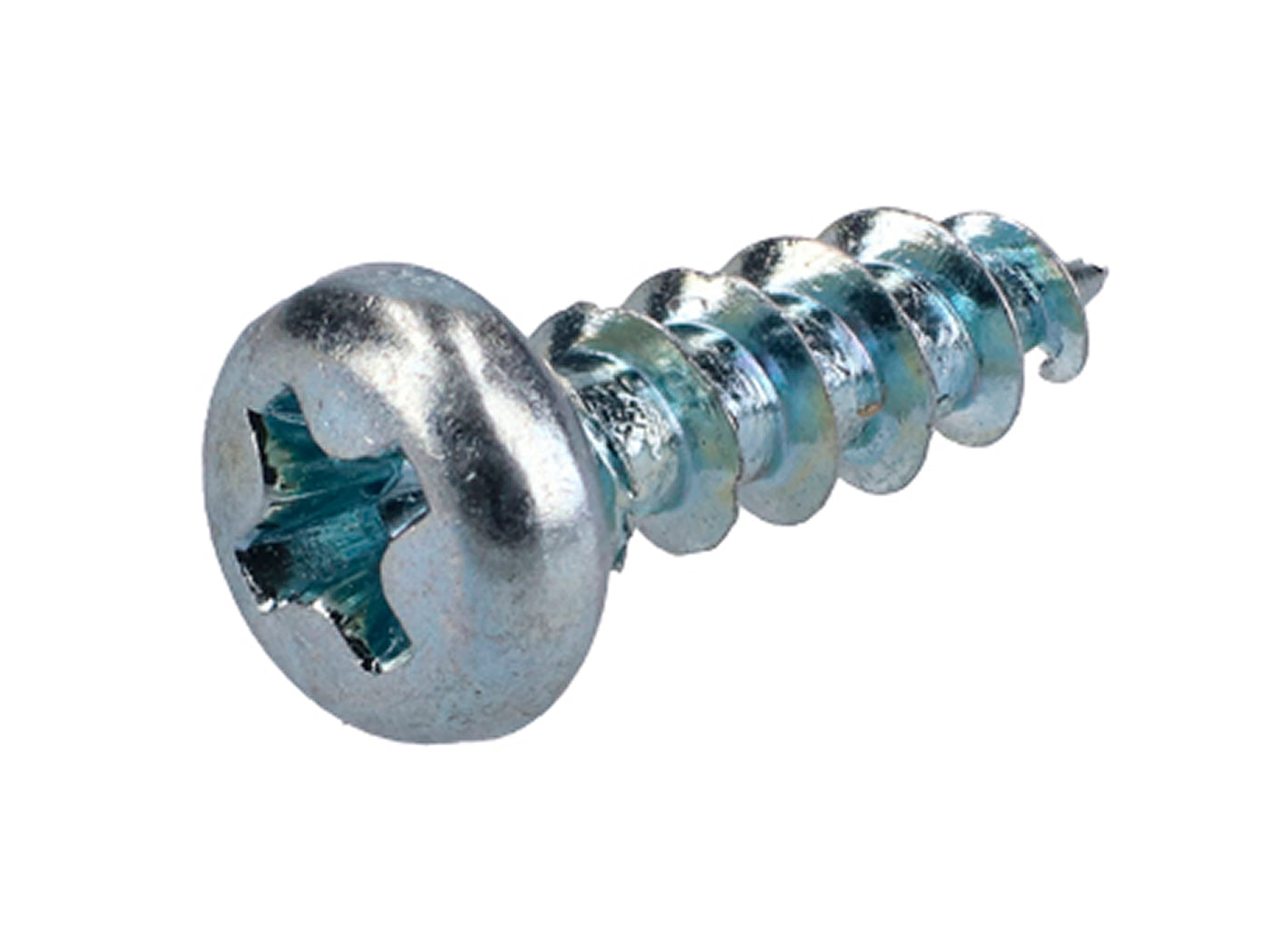 Șurub caroserie Piaggio OEM cap cruce argintiu 4,0x13mm universal