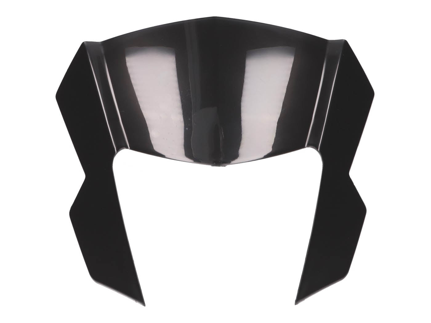 Carenaj far parte superioară Piaggio OEM negru pentru Aprilia RX, SX, Derbi Senda, Gilera RCR, SMT 50 Euro4 2018-