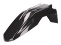 Aripă față Piaggio OEM neagră pentru Derbi Senda, Aprilia RX, SX, Gilera RCR, SMT 50 Euro4 2018- și alte modele
