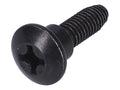 Șurub cu flanșă Piaggio OEM M6x22 cap cruce negru pentru caroserie universal