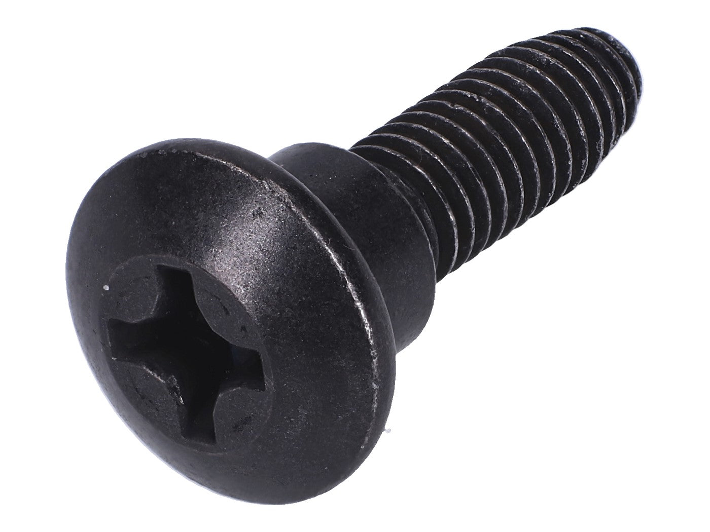 Șurub cu flanșă Piaggio OEM M6x22 cap cruce negru pentru caroserie universal