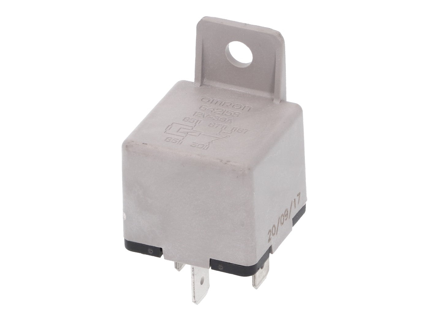Releu far lung / demaror Piaggio OEM 12V 30A 5 pini pentru Piaggio, Vespa, Derbi, Gilera, Aprilia și alte modele