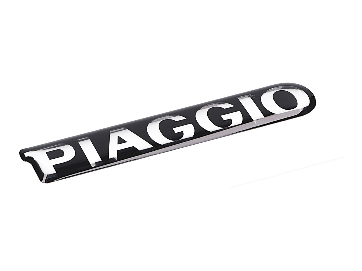 Insignă caroserie Piaggio OEM pentru Piaggio Zip 50 2T, Zip 50 4T, Zip 100 4T, Zip 125 4T și alte modele
