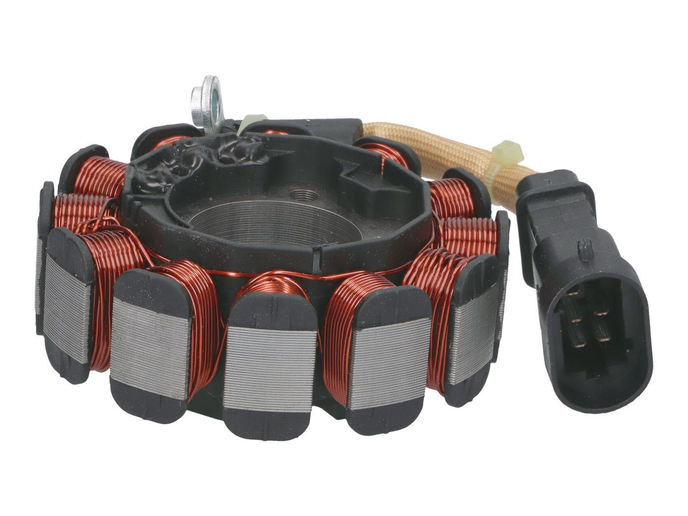 Stator Alternator Piaggio OEM cu injecție Purejet pentru Gilera Runner, Aprilia SR 50, Piaggio NRG și alte modele