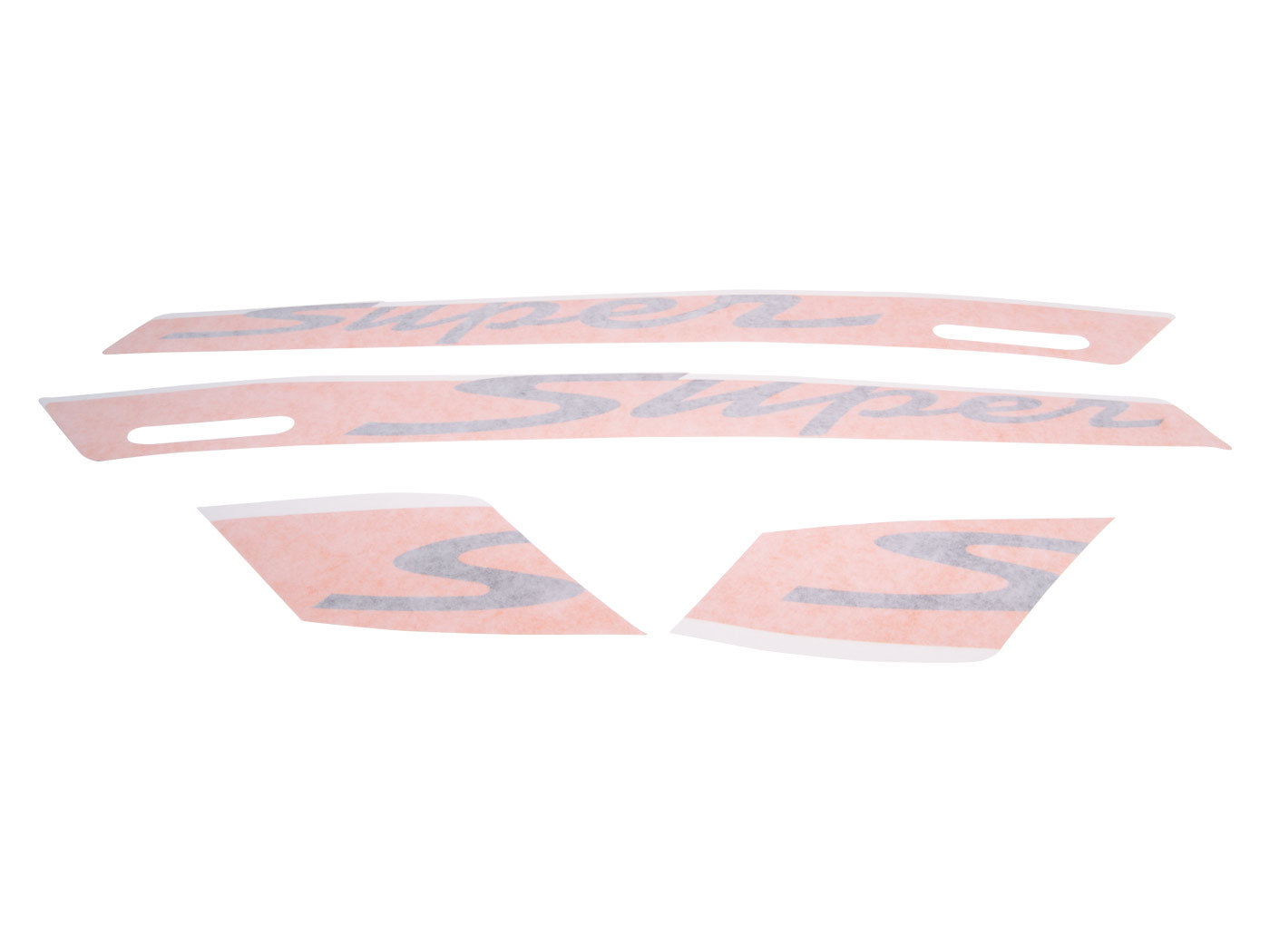 Set autocolante Vespa „Super" OEM portocaliu pentru GTS 300 ie Super, GTS 300 ie Super Sport, GTS 300 ie 4V și alte modele