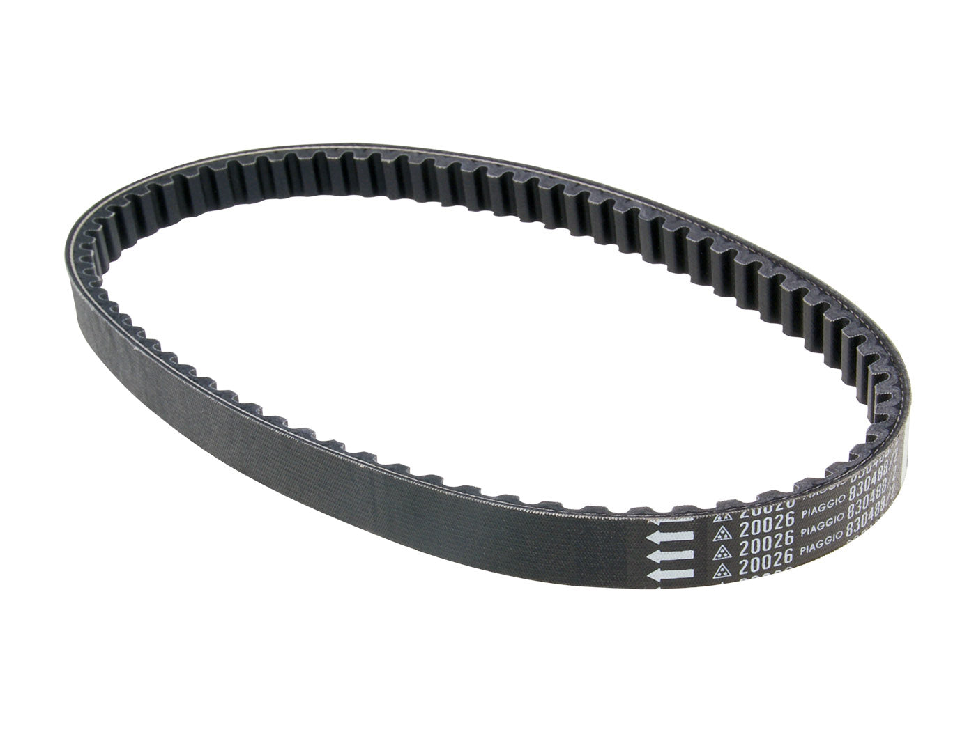 Curea transmisie Piaggio tip OEM 732mm versiune scurtă pentru Vespa LX, LXV, ET4, ET2, Piaggio Zip și alte modele
