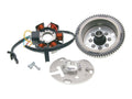 Alternator / Stator și Rotor Piaggio OEM pentru motor D50B0 pornire electrică Derbi, Aprilia și alte modele