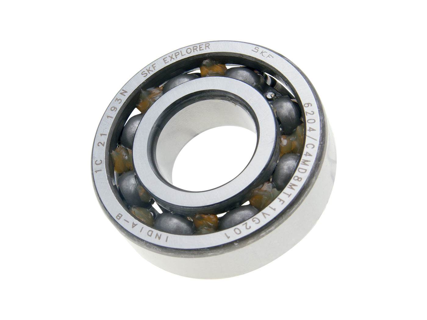 Rulment Piaggio OEM 20BC04S40 6204 C4 arbore cotit pentru Derbi, Rieju, Aprilia, Beta, Yamaha și alte mărci