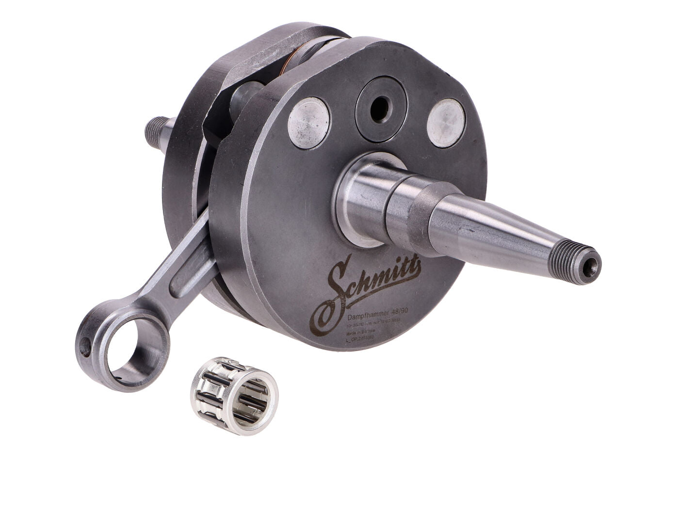 Arbore cotit Schmitt Dampfhammer cursă 48mm, bielă 90mm, 80-110cc pentru Simson S51, S70, S83, SR50, SR80 și alte modele