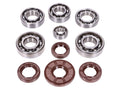 Set rulmenți arbore cotit Schmitt colivie metalică C3 pentru Simson SD50, KR51/2, S51, S53, SR50 și alte modele