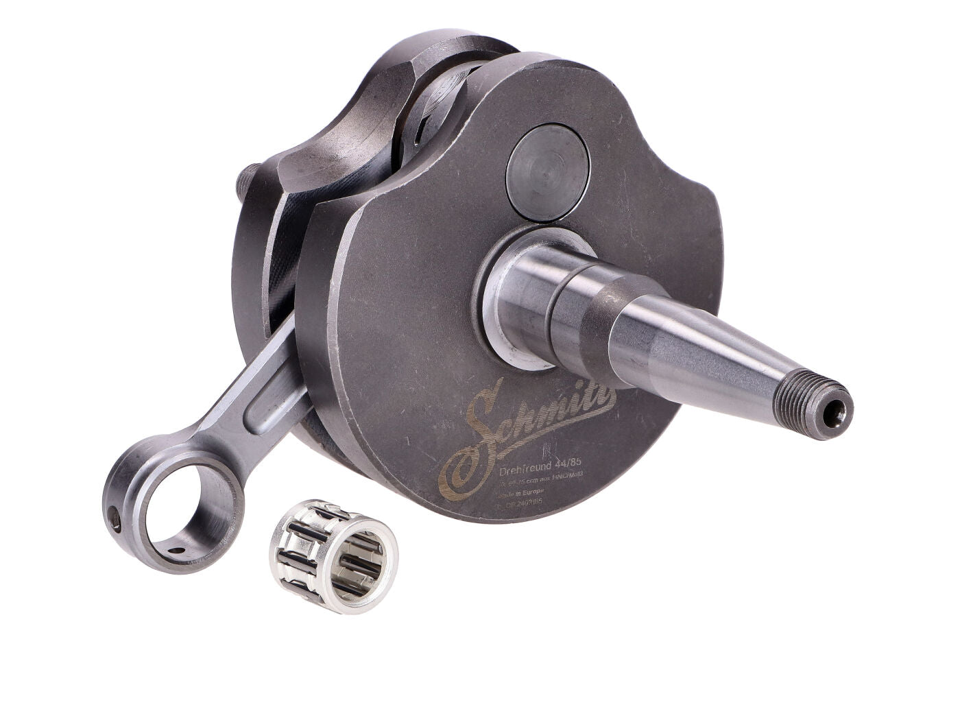 Arbore cotit Schmitt Drehfreund cursă 44mm, bielă 85mm, 50-75cc pentru Simson S51, S70, S83, SD50 Albatros și alte modele
