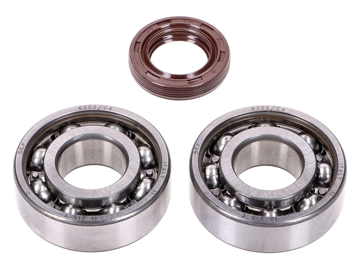Set rulmenți arbore cotit Schmitt SKF FKM Premium C4 pentru Piaggio, Vespa Mofa și alte modele