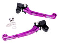 Set Manete de Frână și Ambreiaj Schmitt CNC Aluminiu Negru-Violet pentru Simson S50, S51, S53, KR51/2, SR50, SR80