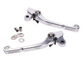 Set Manete Frână și Ambreiaj Schmitt CNC Aluminiu Argintiu pentru Simson S50, S51, S53, KR51/2, SR50, SR80