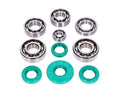 Set rulmenți arbore cotit Schmitt Evolution colivie metalică C3 FKM verde pentru Simson SD50, KR51/2, S51, S53, SR50 și alte modele