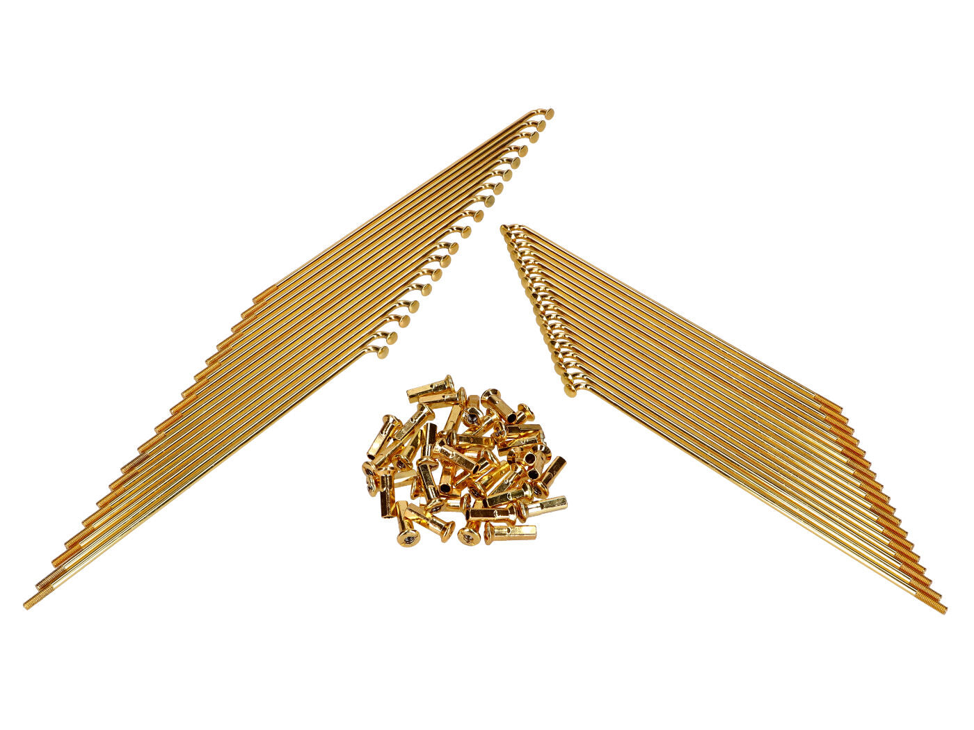 Set spite Schmitt 171mm / 177mm auriu pentru Simson S50, S51, S70, S53, S83 Enduro și alte modele