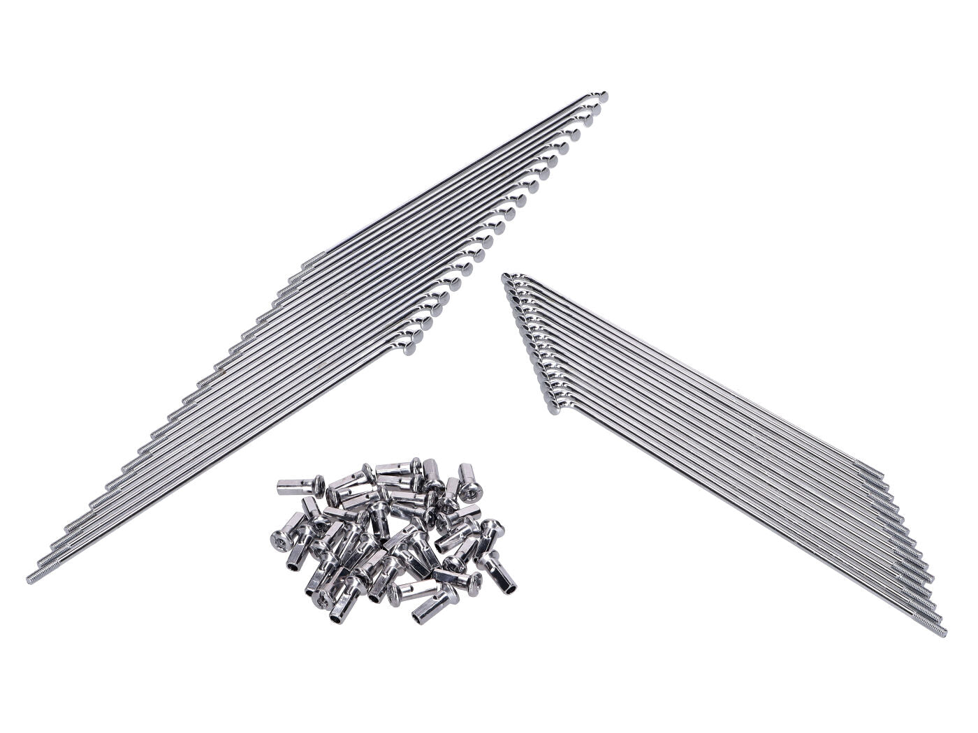 Set spite Schmitt 171mm / 177mm cromate pentru Simson S50, S51, S70, S53, S83 Enduro și alte modele
