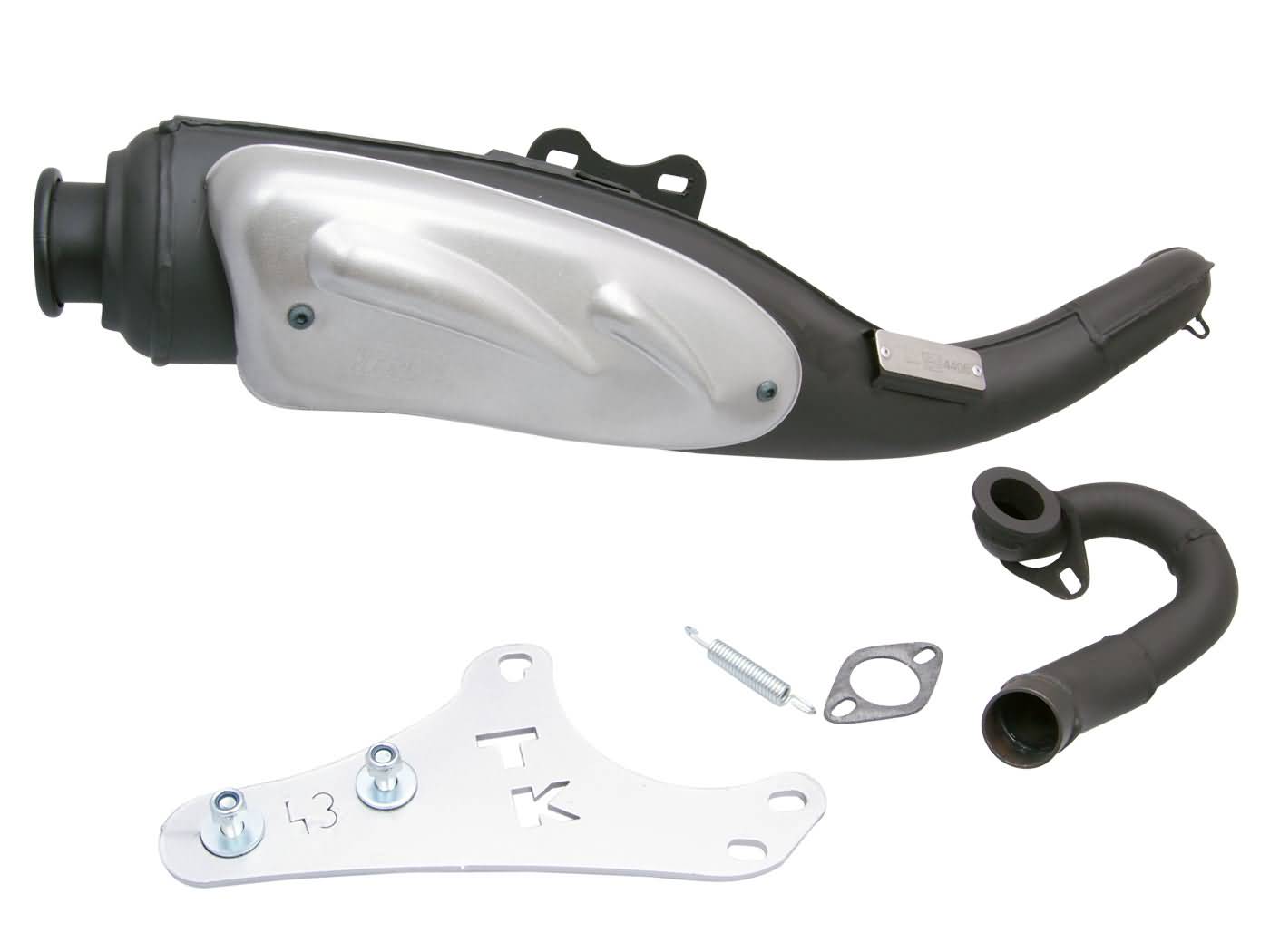 Eșapament sport Turbo Kit TKR pentru Peugeot Citystar, Kisbee, Ludix 2, Ludix 1 și alte modele