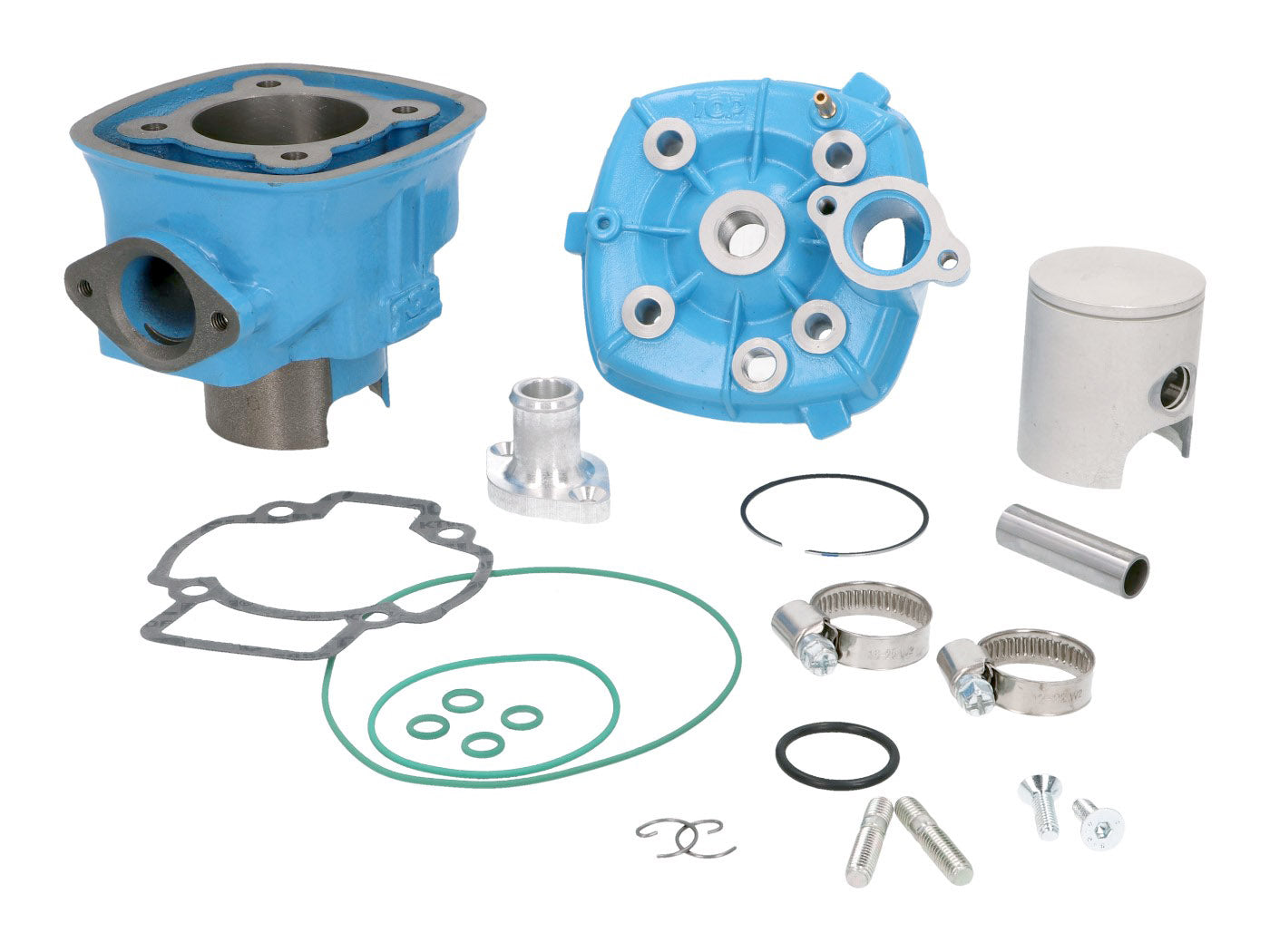 Kit Cilindru Top Performances 2 Plus 70cc 47.6mm pentru Piaggio, Gilera, Aprilia și alte modele LC 2T