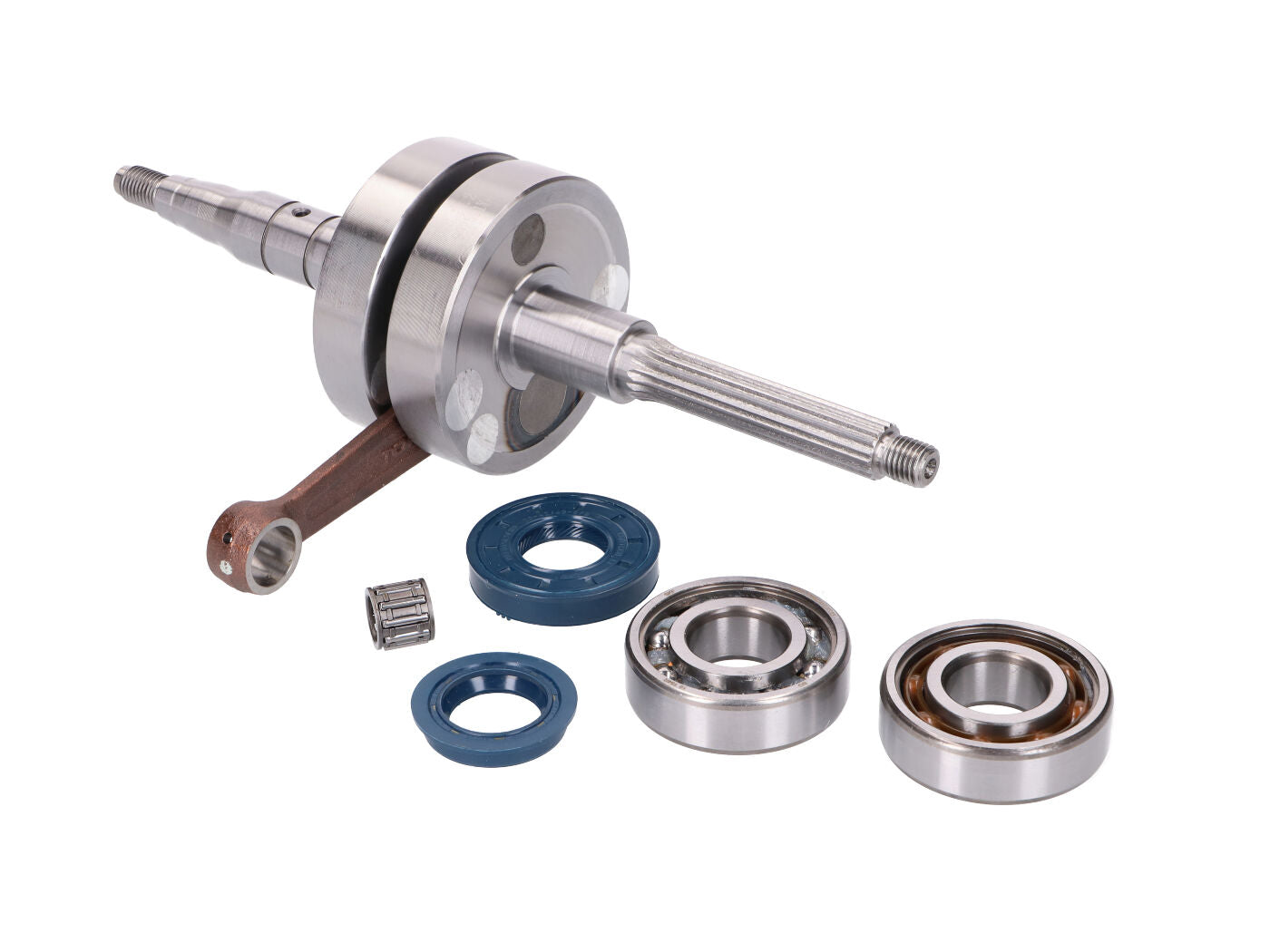 Arbore Cotit Top Performances 10mm pentru Yamaha, MBK, Adly, Aprilia, Malaguti și alte modele Minarelli orizontal