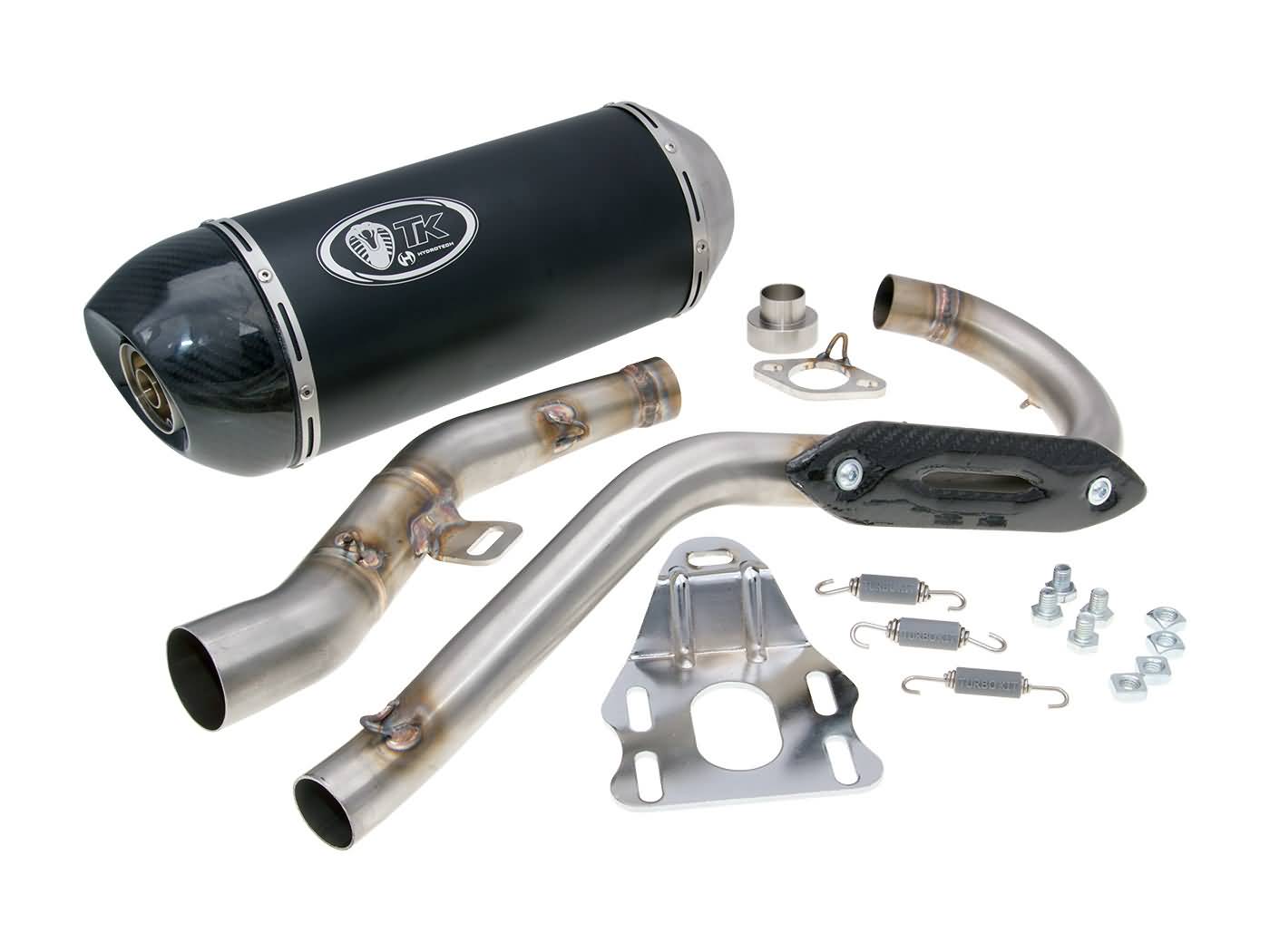 Eșapament Turbo Kit Off Road 125 Oval H2 pentru Rieju Marathon SM 125, Marathon SM Pro 125, Marathon Cross 125, Marathon Pro 125 4T LC