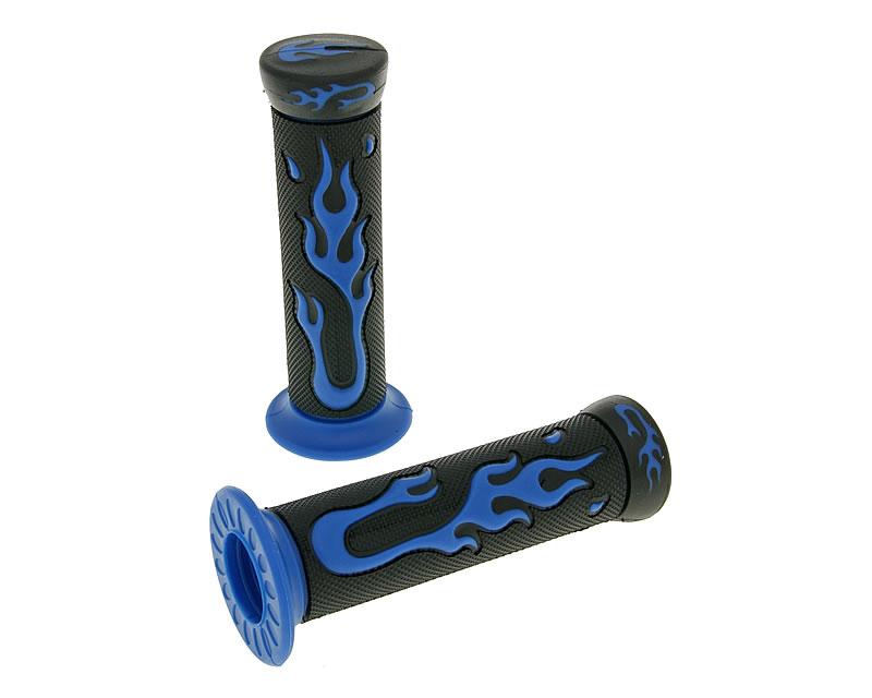Set manșoane ghidon Vparts Flame negru-albastru universal