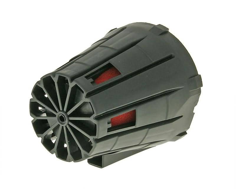 Filtru de aer tuning 101 Octane 28-35mm drept, roșu cu carcasă neagră, universal