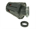 Filtru de aer tuning 101 Octane 28-35mm 45° cu carcasă neagră și filtru roșu universal