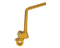 Pedală pornire Vparts aluminiu portocaliu pentru Derbi, Aprilia, Gilera și alte mărci motor EBE, D50B0