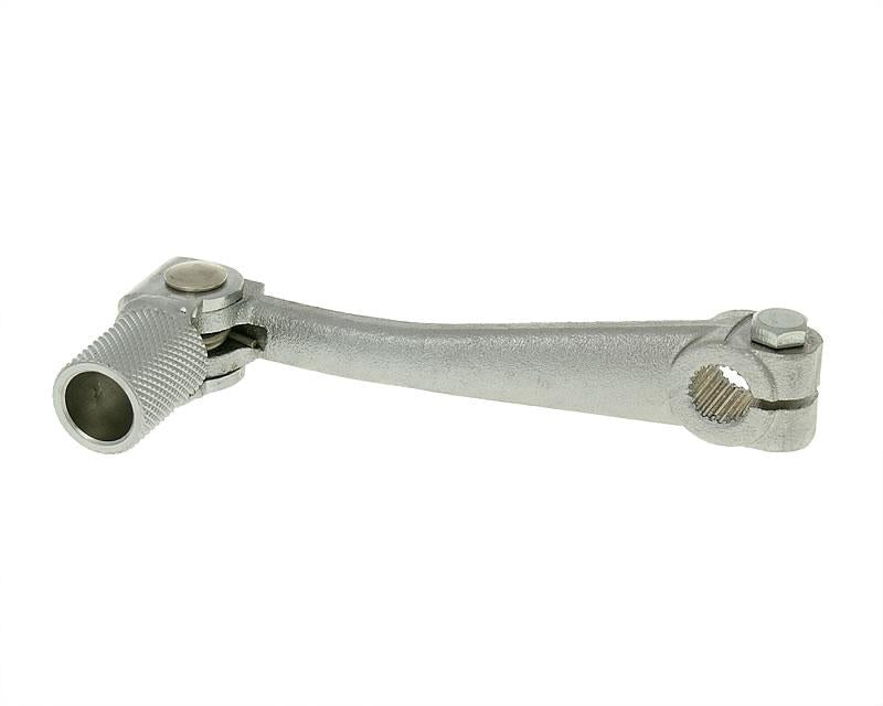 Pedală schimbător Vparts argintie pentru Rieju, Beta, Motorhispania, Peugeot, Fantic Motor și alte mărci (AM6)