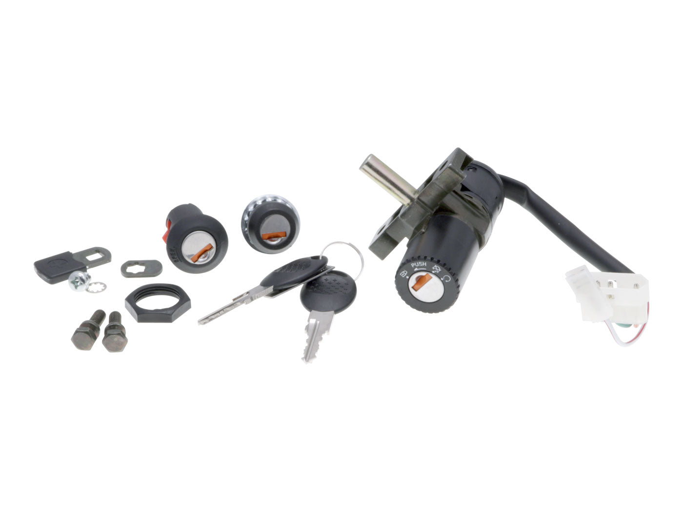 Set de încuietori Vparts pentru Aprilia Gulliver 50 AC, Gulliver 50 LC