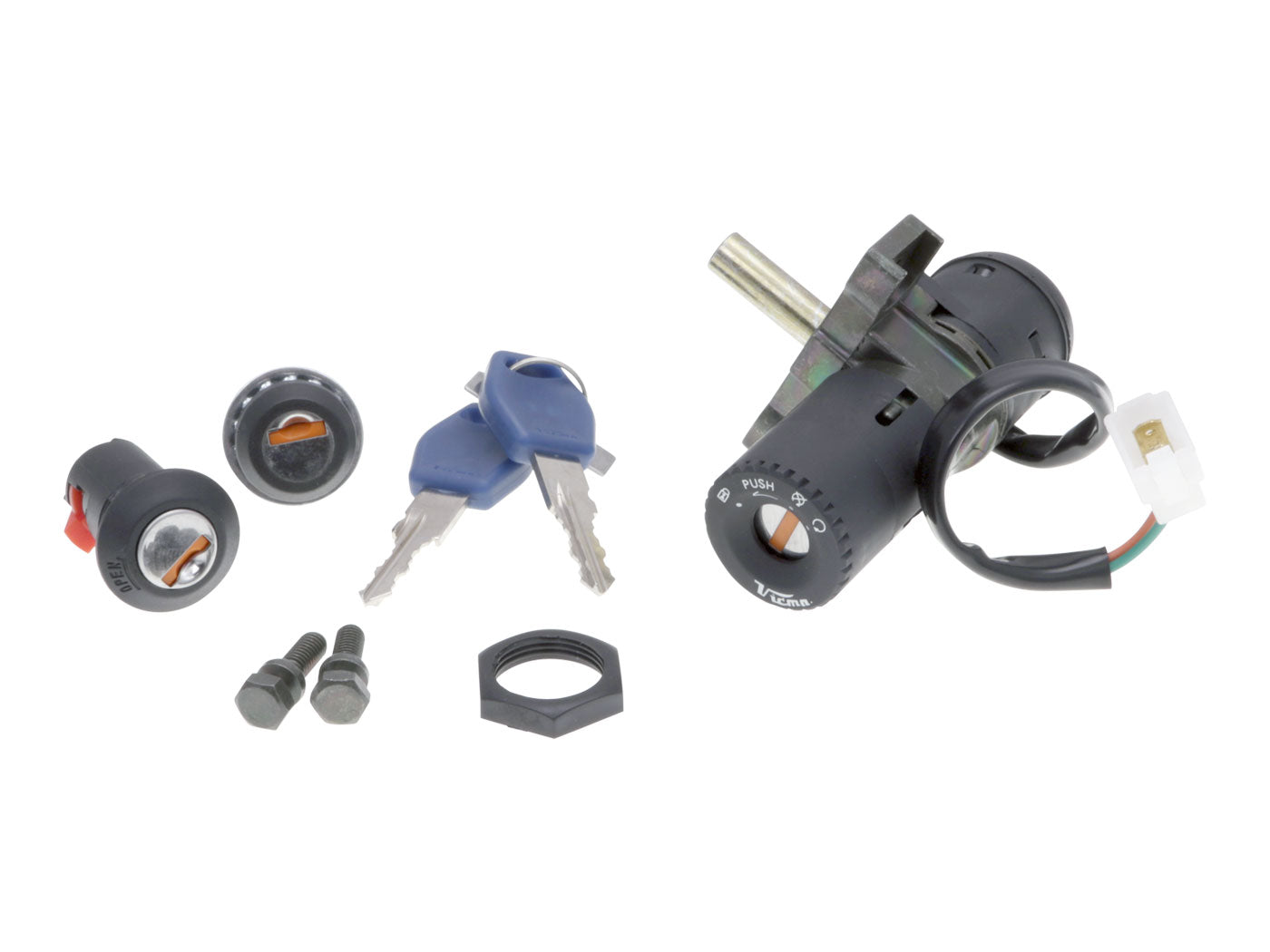 Set de încuietori Vparts pentru Aprilia Mojito / Habana 50, 125, 150