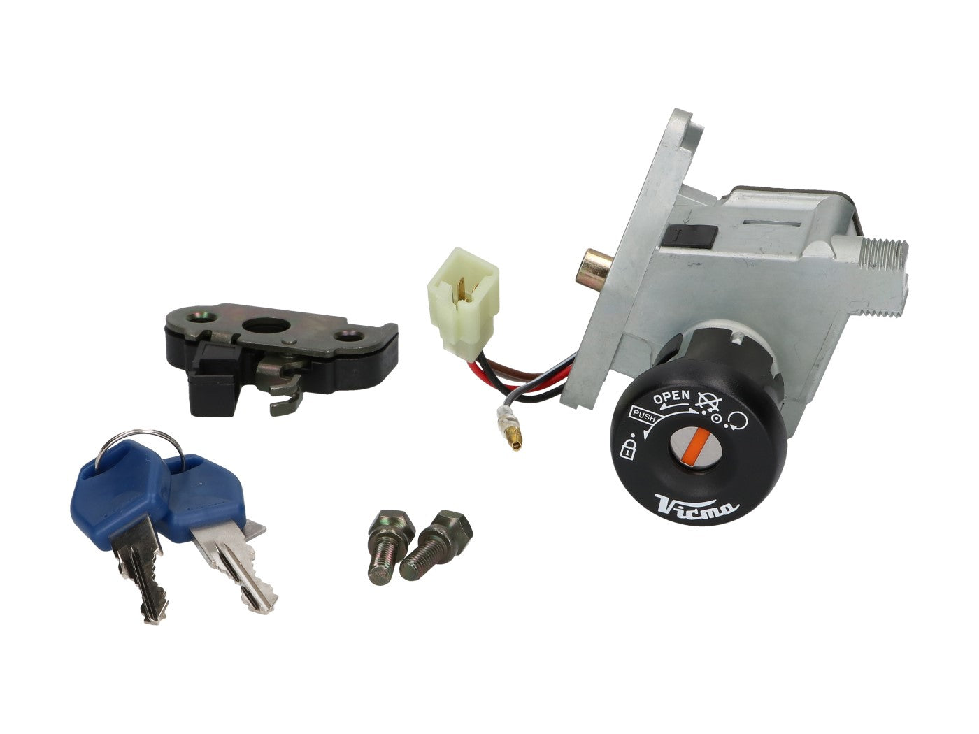 Set de încuietori Vparts pentru Yamaha Neos 50 2T 97-01, MBK Ovetto 50 2T 97-01