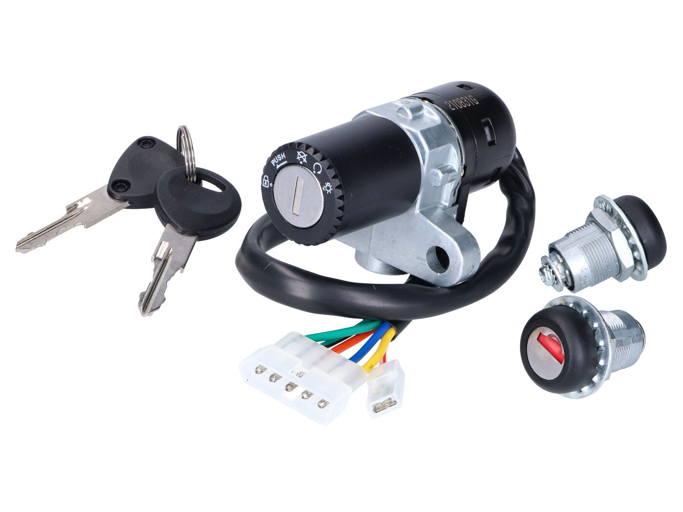 Set de încuietori 101 Octane pentru Rieju, Derbi, Motorhispania, Peugeot, Gilera și alte modele