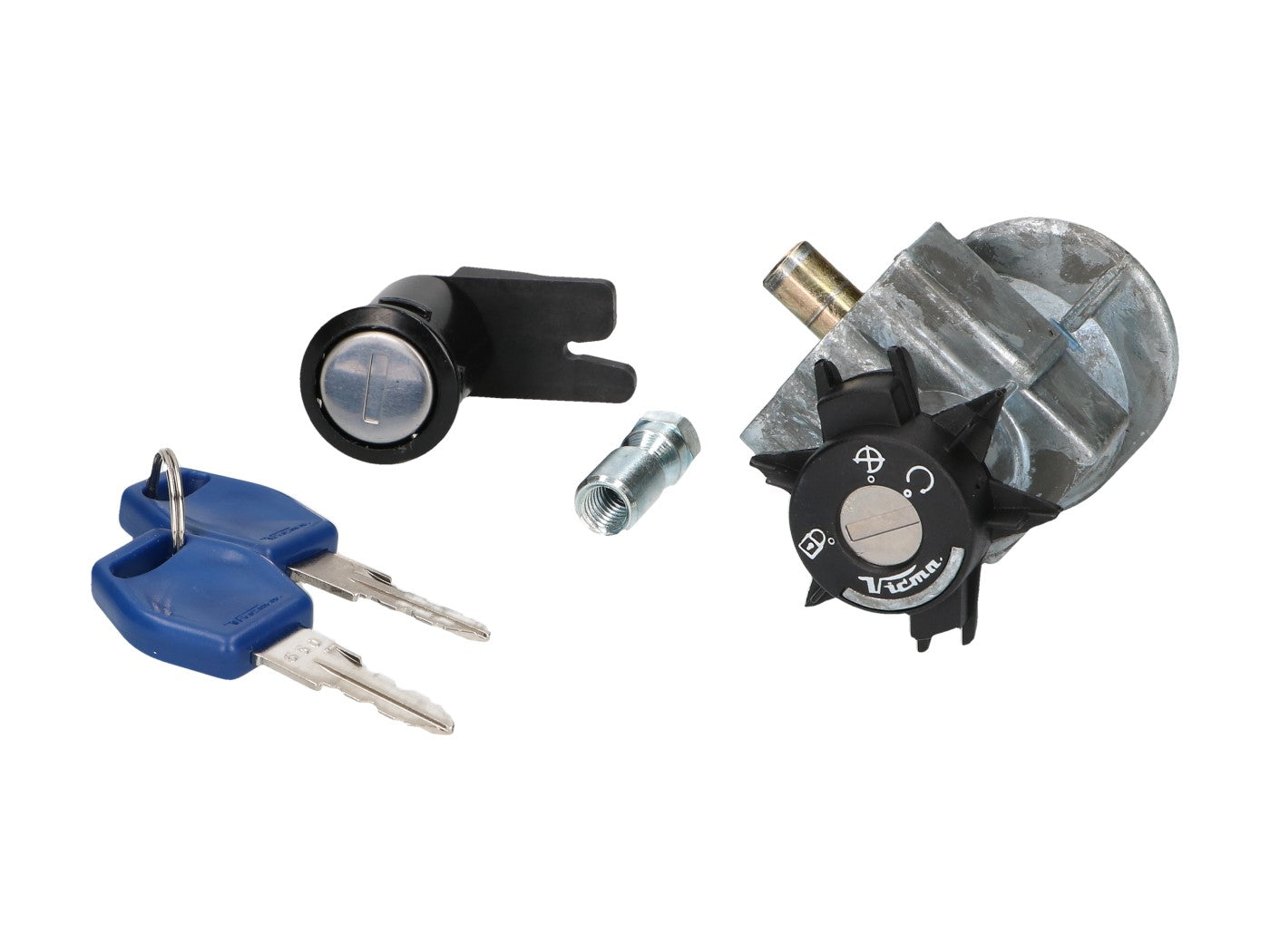 Set de încuietori pentru Peugeot Speedfight 1 50, Speedfight 2 50, Trekker 50, Trekker 100 și alte modele