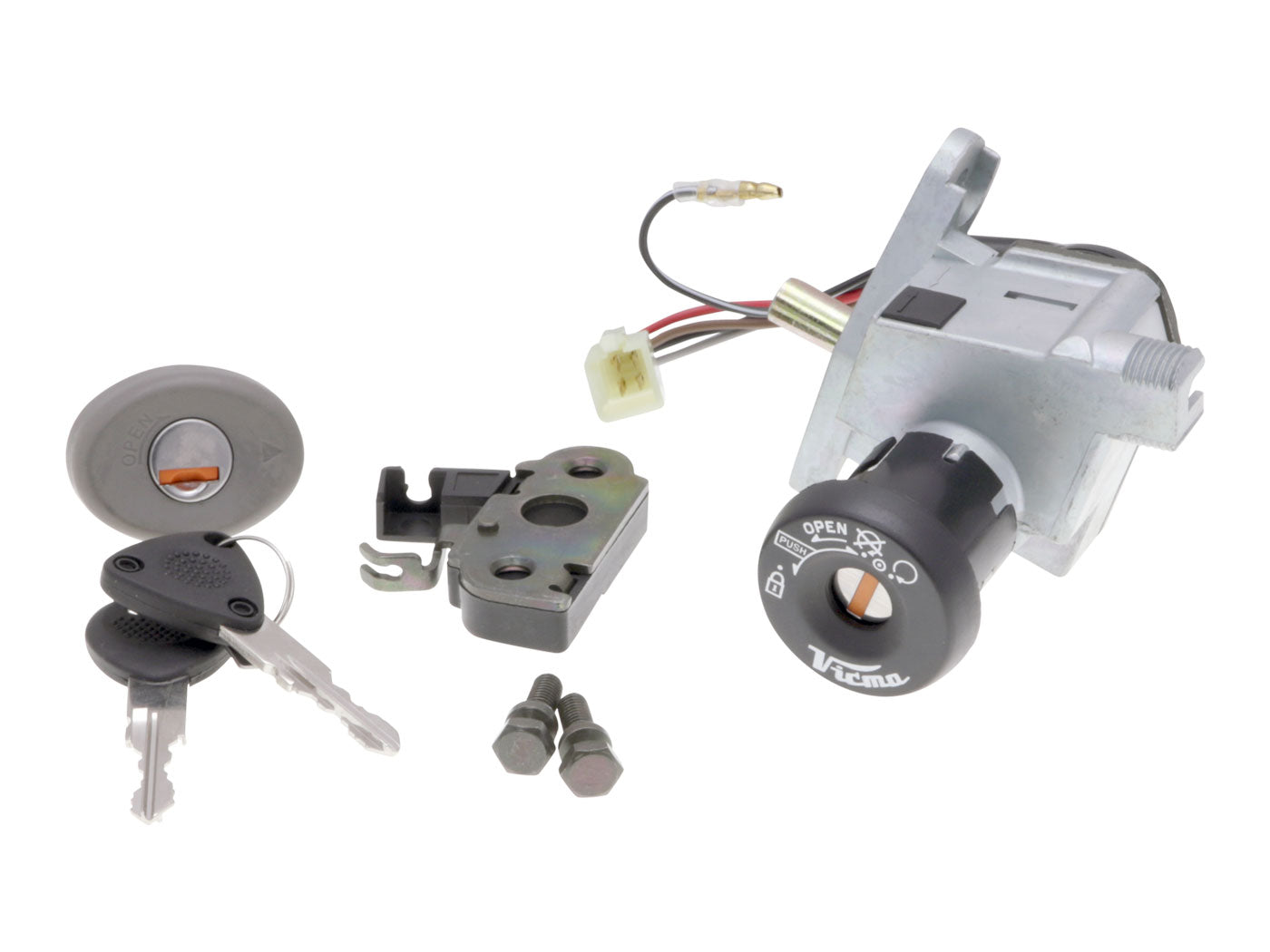 Set de încuietori Vparts pentru Yamaha Why 50, MBK Flipper 50