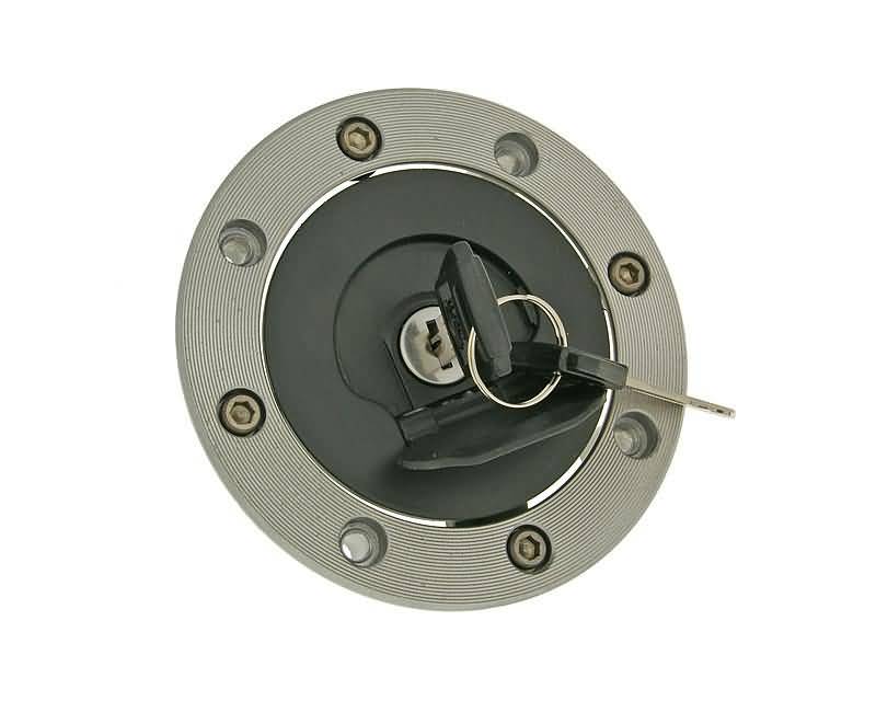 Capac rezervor Vparts cu blocare pentru Hyosung GT 125, GT 250, GT 650, GV 125, GV 250, GV 650 Aquila și alte modele