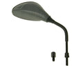 Oglindă Vparts Flash aspect carbon dreapta M8 filet lung universal