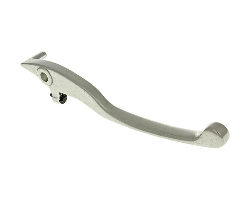 Manetă de frână dreapta Vparts argintie pentru Aprilia SR 50, Rally 50, Scarabeo 50, Amico 50 și alte modele