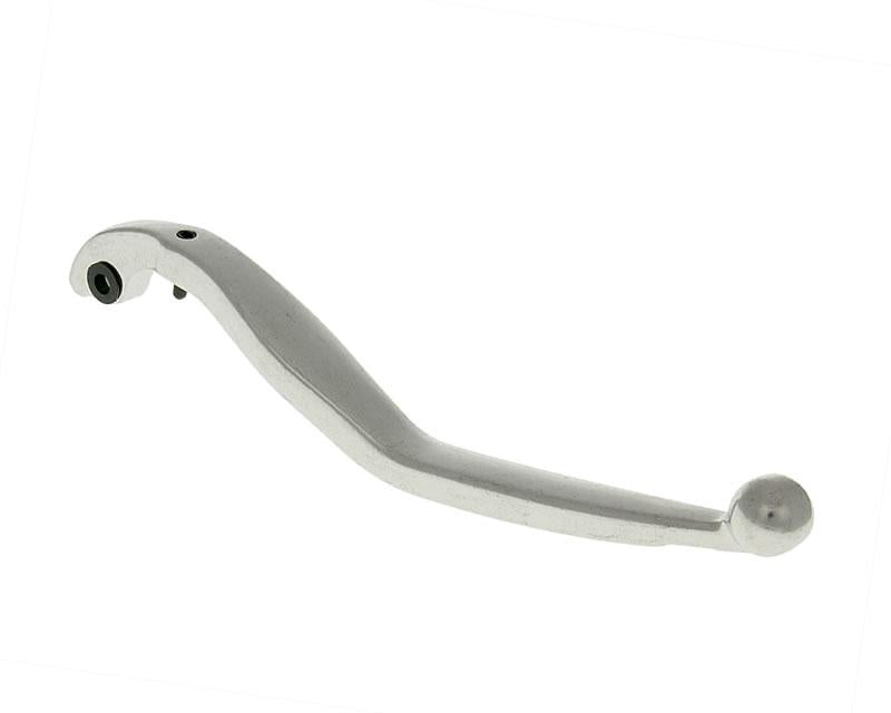 Manetă de frână dreapta Vparts argintie pentru Derbi GPR 50 2T Racing, GPR 50 2T Nude, GPR 50 2T Replica, Aprilia RS 50