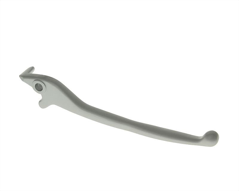 Manetă de frână dreapta Vparts argintie pentru SYM Mio 50 4T, Mio 100 4T