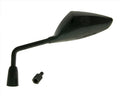 Oglindă Vparts Sport stânga filet M8 / M10 (adaptor) triunghi neagră universal