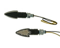 Set Semnalizări Vparts LED M10 Arrow negru sticlă transparentă universal