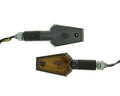Set Semnalizări Vparts M10 aspect carbon Beamer fumuriu, versiune lungă, universal