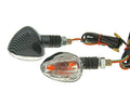 Set Semnalizări Vparts M10 Doozy Aspect Carbon Transparent, Versiune Scurtă, Universal