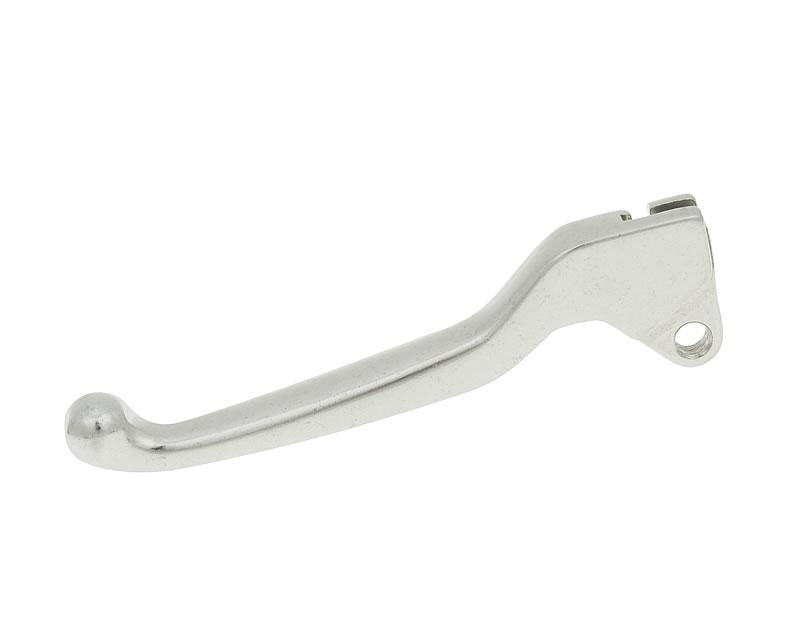 Manetă de frână stânga Vparts argintie pentru MBK Booster 100 2T, Yamaha BWs 100 2T