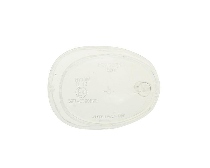 Sticlă semnalizare față stânga / spate dreapta transparentă Vparts pentru CPI, Keeway, MZ/MuZ, Kymco, TNG și alte modele