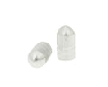 Set capace ventil Vparts Bullet din aluminiu anodizat argintiu universal